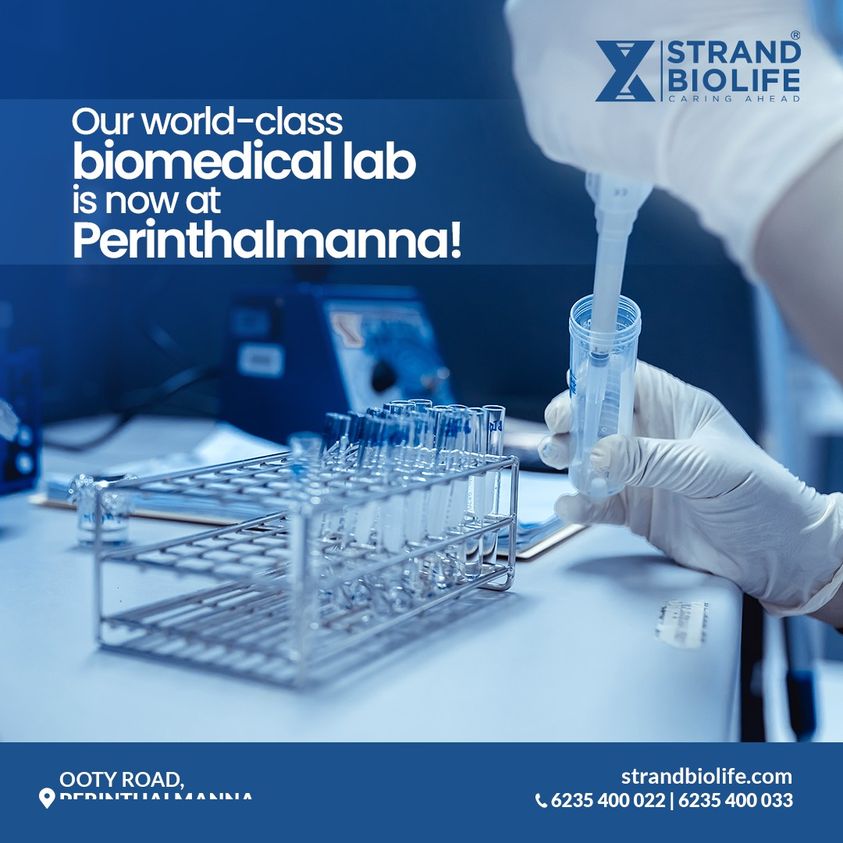 StrandBiolife's tweet image. We shape a legacy of unmatched expertise and altruism to bring you top-tier medical backup. Our lab is one of the finest in Asia, offering credible testing services. Book your appointment today!
#strandbio #advancedlab #livehealthy #advancedmed #perinthalmana #strandbiolife