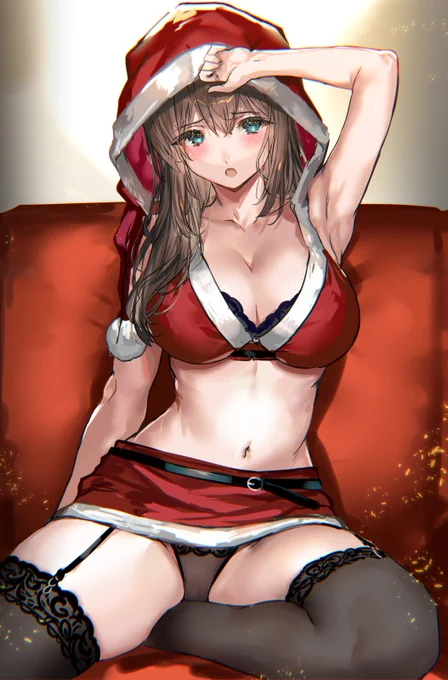 24日に撮ったサンタさんの写真を上げましょう(言い訳 