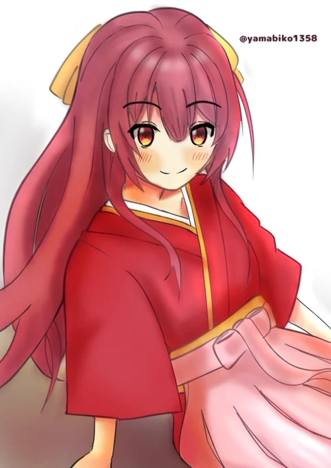 和服は難しい神風なんですけど、わかるかなぁ#艦これ版深夜の真剣お絵描き60分一本勝負#艦これ版真剣お絵描き60分一本勝負_20221226 