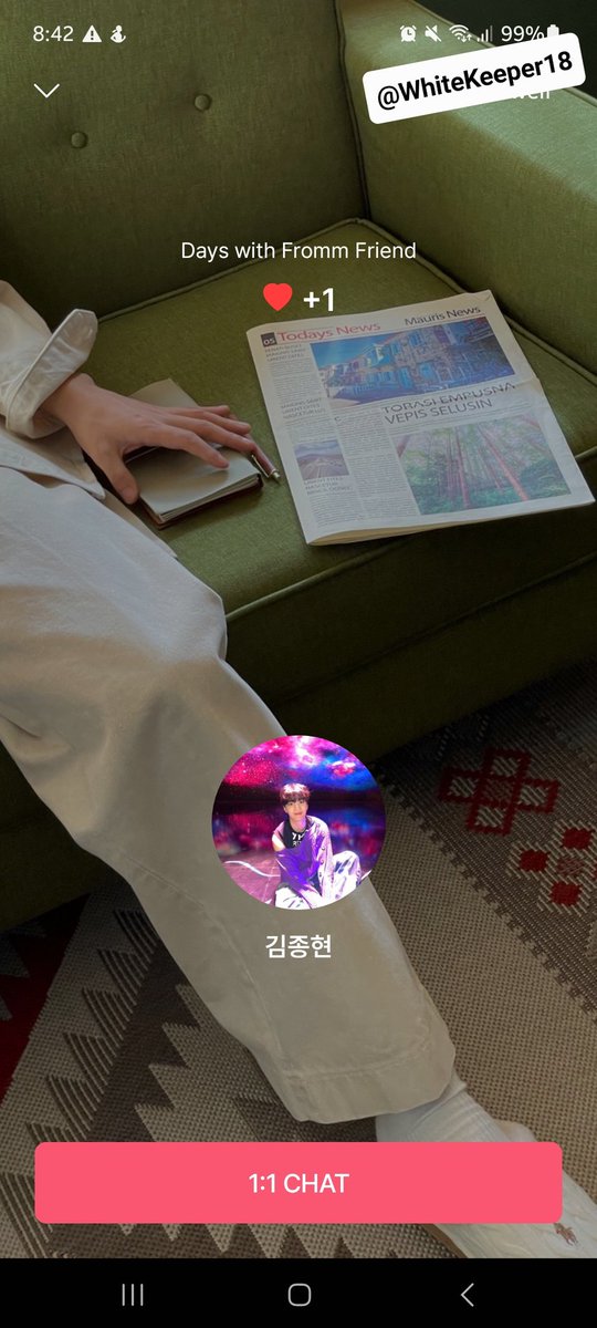 WhiteKeeper18's tweet photo. Welcome to #Fromm #김종현 🩵🥰
@fromm_official @em_jonghyeon https://t.co/y98HIXdo2K