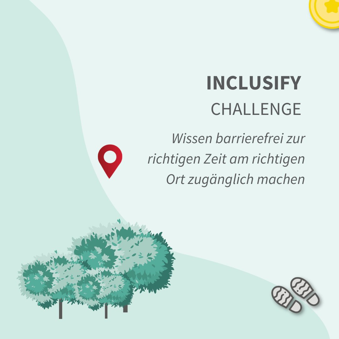 InnoHikes's tweet photo. Unser Partner Inclusify möchte mit seiner Arbeit Unternehmen helfen ihr Angebot so zugänglich wie möglich zu machen und damit Chancengleichheit und Vielfalt fördern 💪
Checkt doch mal ihre Challenge aus! https://t.co/av1ElvU1C2