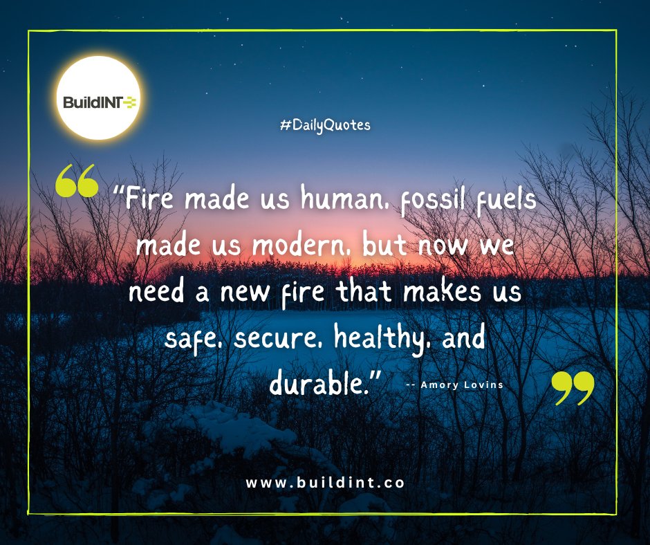 BuildINT_ind's tweet image. Quotes of the Day!
About #sustainability and #gogreenenergy 

Visit our website: buildint.co
Toll-free no +91 7400074047
Email us support@buildint.co

#buildint #buildintdirector #director #ESG #gogreen #energy #sustainability #CSR #saveenergy #saveenvironment