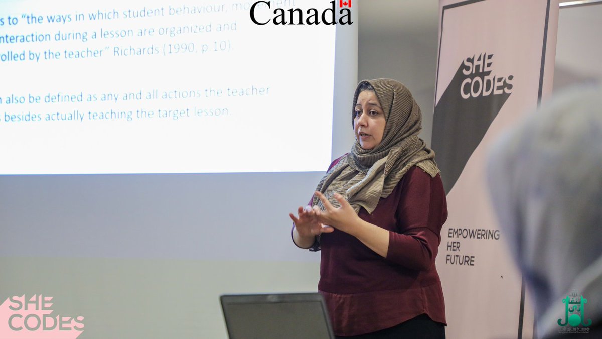 Shecodes2018's tweet image. #OperationCode participants were trained on Classroom Management Strategies and its importance in creating an interactive and positive environment for Kids, where education is by joy. 👩💻
Instructor: Dina Bensureiti💫
Funded by @CanEmbLibya