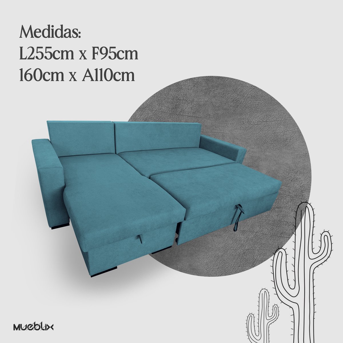 Mueblix's tweet image. ¿No te parece genial?
Chaise longue cama con arcón fabricado en España🇪🇸
✅Tejido antimanchas
✅5% de descuento adicional con el código FanMueblix
✅Te lo llevamos para Reyes👑
bit.ly/chaiselonge-ca…

#sofasdiseño #chaiselonguebaratos #sofásdiseño #madeinspain #hechoenEspaña