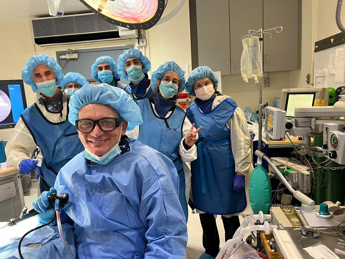 AlphaTauMedical's tweet photo. Last month, @AlphaTauMedical's team traveled to perform a pre-clinical safety &amp; feasibility study in the swine lung and mediastinum. The study was led by Dr Ali Sadoughi, Director of Interventional Pulmonology and Bronchoscopy at Montefiore Medical Center in New York. https://t.co/x5IQnh7gOu