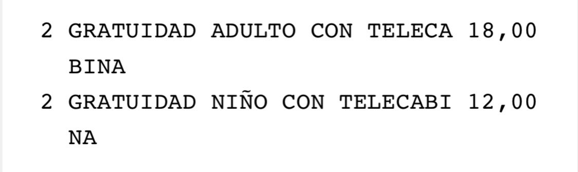 alberto_fff's tweet photo. @cascabel3 @PCabarceno Hostia, ¿en serio? A mí me salía el listado, pero yendo como ha ido y sigue yendo creo… los precios de abajo es por el tele cabina. https://t.co/yFYhOHt9wI