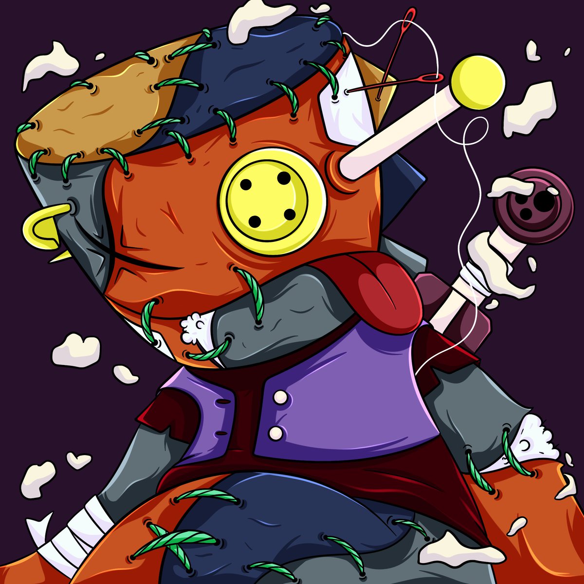 FRANKENSTEIN 💥
Frankenstein voodoo doll on <a href="/formfunction/">Formfunction</a>

Current bid 0.6 SOL by @momok_eth many thanks 🥰
Action ends in 23 hours, bid now! 👉 formfunction.xyz/@Kemnodotz/FZC…

#solanaNFT #solanacommunity #nftcollector #NFTTHAILAND #SolanaArt