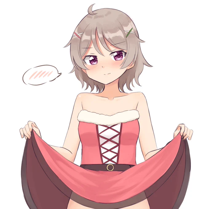 サンタコスアヤメちゃん(えっver.)ふぁんぼ更新しました! 