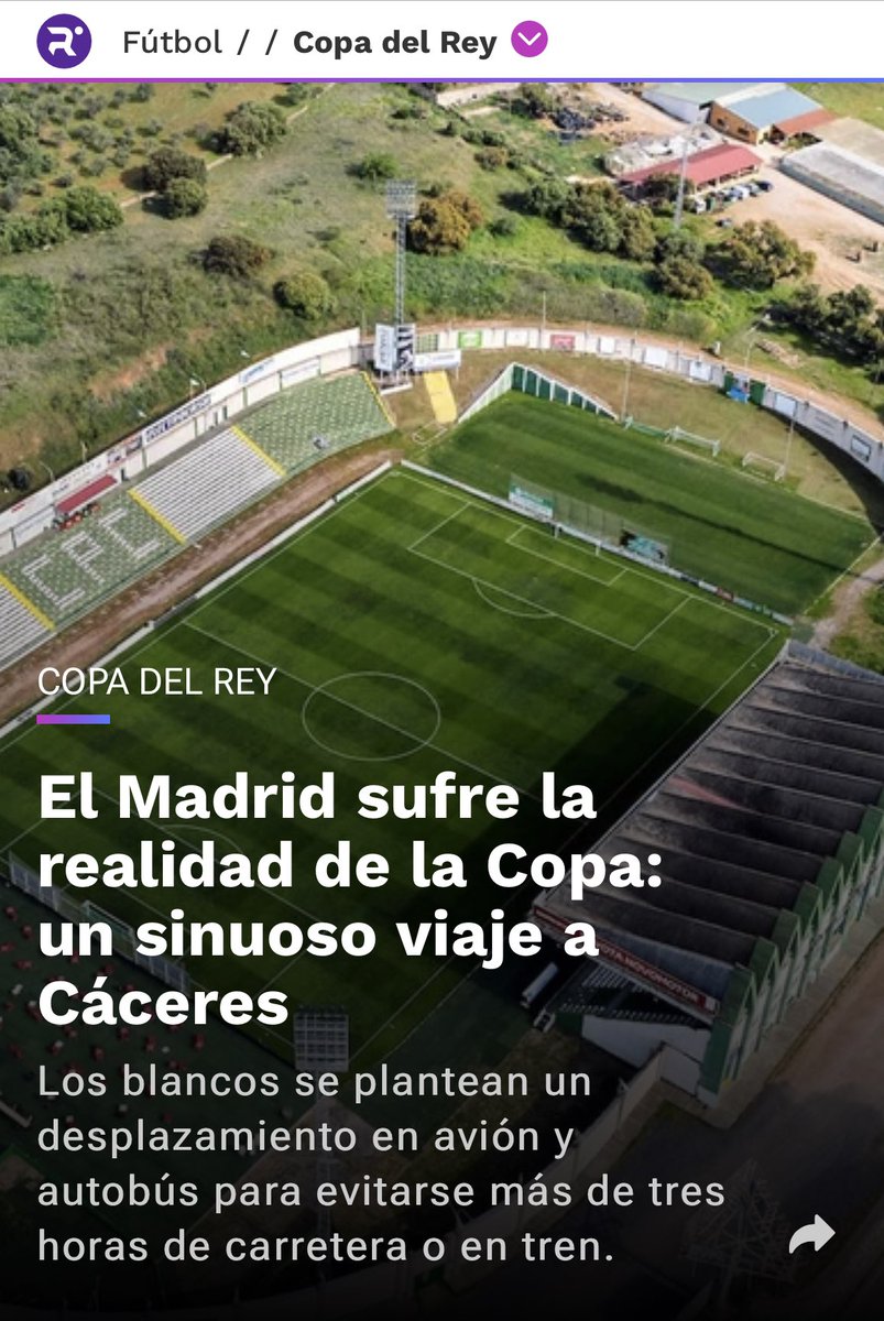 LoloViejo's tweet photo. Cáceres está a menos de tres horas en coche desde Madrid, hay un aeropuerto en Badajoz y un tren rápido desde Plasencia. Pero, oye, que el Madrid “sufre” por ir a Extremadura. Es acojonante, de verdad. https://t.co/80ezcJwCyT