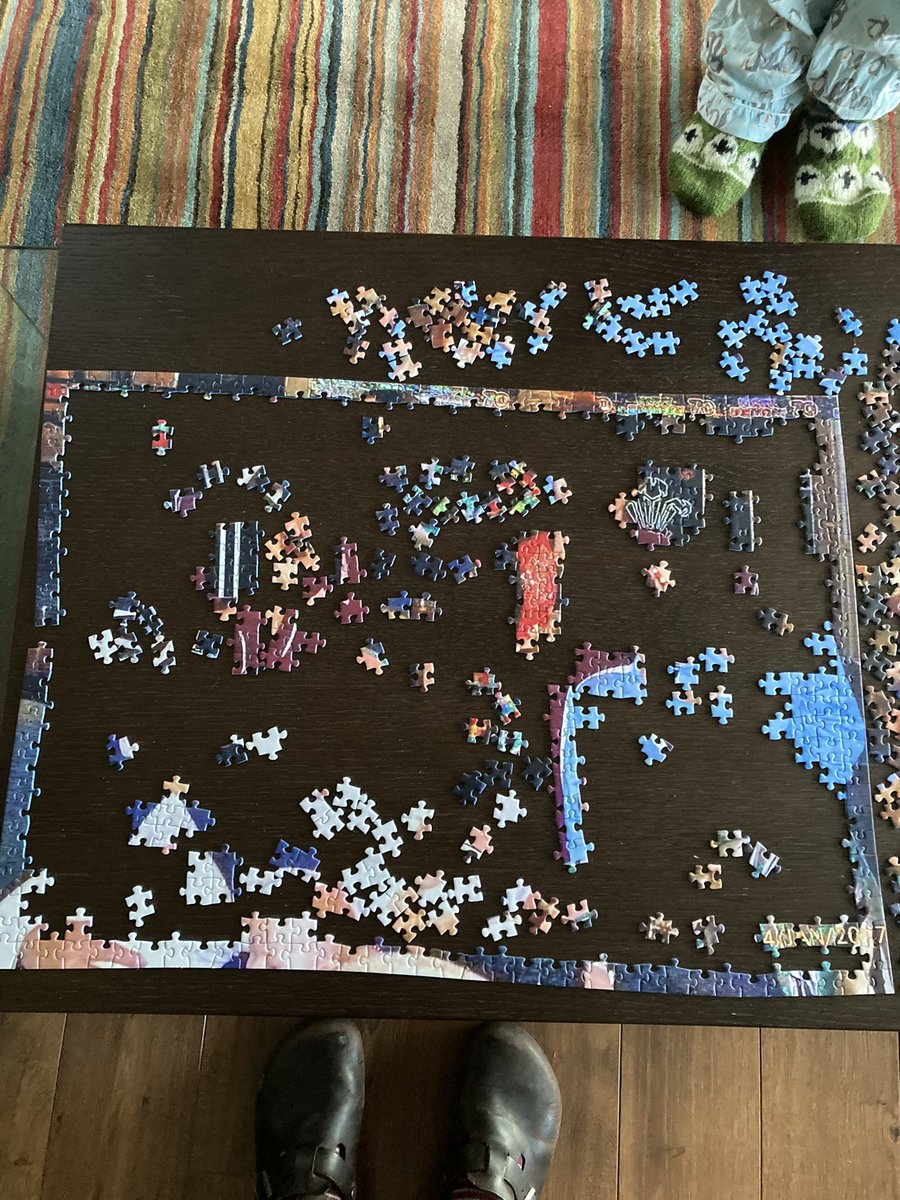 orangtank's tweet photo. Oh no! Santa brough us a @Photobox #ravensburger puzzle. The photo on the box is clearly not the puzzle we got…we’ll make it and hopefully someone will recognise their picture. https://t.co/QQcKln0K3N