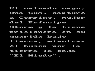 romhackhispano's tweet photo. Storm de ZX SPECTRUM en ESPAÑOL por
@RobotMasterWave.
Enlace:
https://t.co/C1Hf3GPTAX
#storm #Mastertronic #ZXSpectrum #SPECTRUM #oldcomputergame #Sinclair #romhack #romhacking #romhackhispano #retrogame #RETROGAMING #8bit #fantranslation #traduccion #Spanish https://t.co/aZdo0tnRCD
