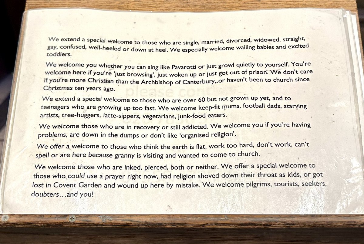 Samuel West šš (@exitthelemming) on Twitter photo I liked this welcome from St Paulās Covent Garden, the <a href="/actorschurch/">The Actorsā Church</a>, found on our morning walk yesterday I liked this welcome from St Paulās Covent Garden, the <a href="/actorschurch/">The Actorsā Church</a>, found on our morning walk yesterday