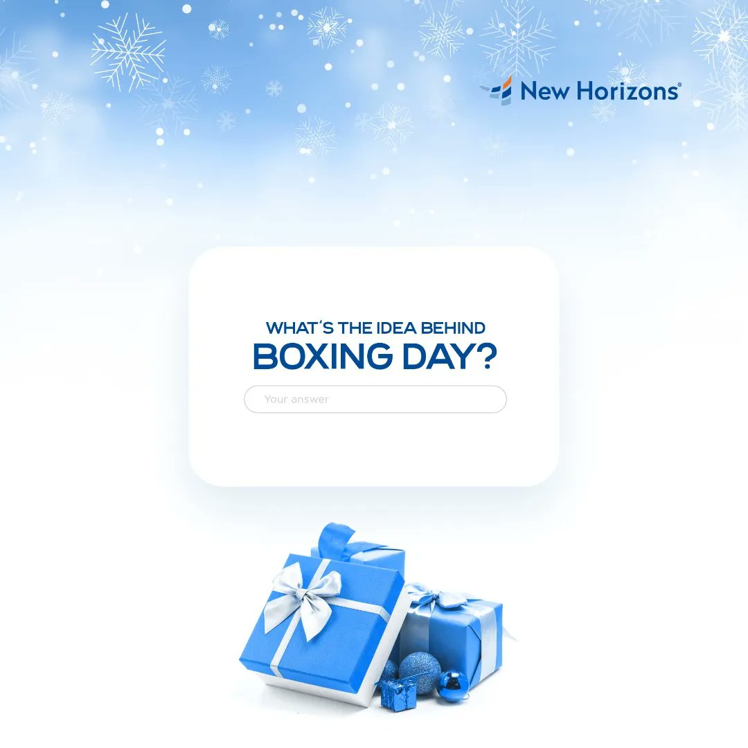 nhnigeria's tweet photo. It's BOXING DAY people!
What do you think is the idea behind Boxing Day?
Let's have your view in the comment section.
#nhnigeria#boxingday #seasonsgreetings #sharelove #spreadlove #love #joyofsharing #sharingislove #festivity #jolly https://t.co/orCHqArkrK