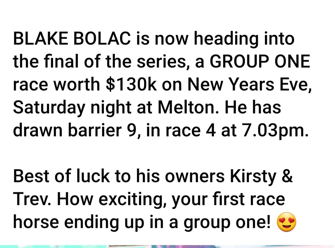 obrienracingvic's tweet photo. @BackBolac @VCbred @Alabarfarms @trevjp85 @TheTrotsComAu @Tabcorp_Park https://t.co/pPN72H2sIr
