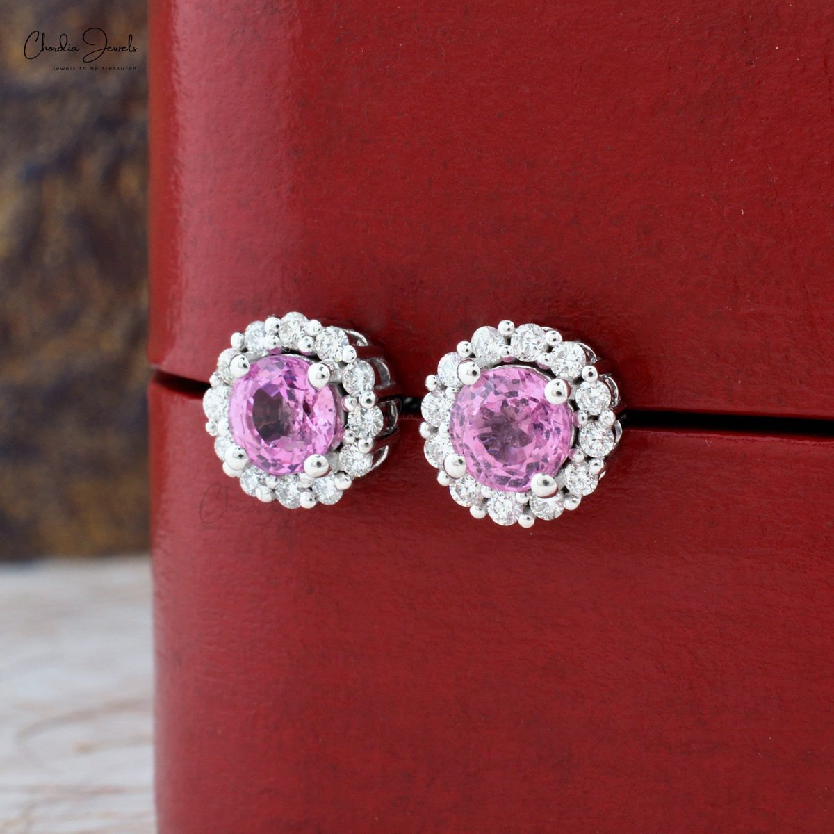 Pink Sapphire Halo Studs Earring
@etsy
#etsyseller #14ksoildwhitegold #pinksapphirestudearring #diamondstuds #giftforher #septemberbirthstone etsy.me/3WDGyK0