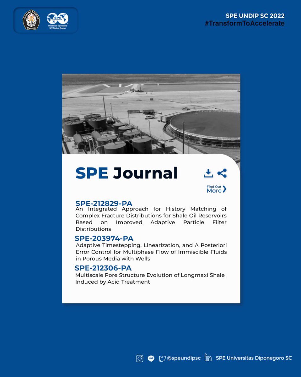 speundipsc's tweet photo. | JPT: December Issue

Journal of Petroleum Technology (JPT) is the Society of Petroleum Engineer's flagship magazine, presents authoritative briefs and features on technology advancement in exploration and production, oil and gas industry issues, https://t.co/TXi2LOM0Mx