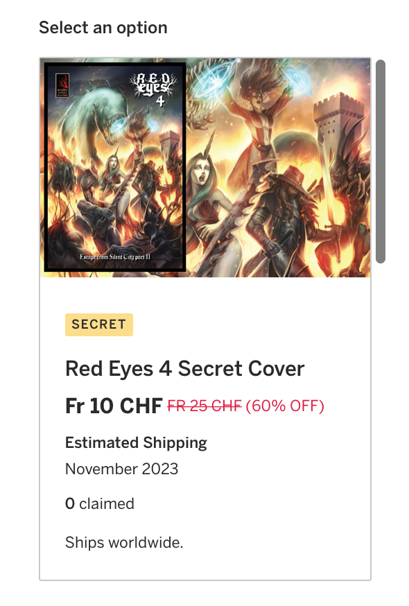 Hey #ComicsGate and fantasy fans of the Internet. Sign up for Red Eyes 4. It costs nothing and will net you access to a deep discount plus secret cover!

A DEEP discount! So deep the dwarves get jealous!

RE4
indiegogo.com/projects/red-e…