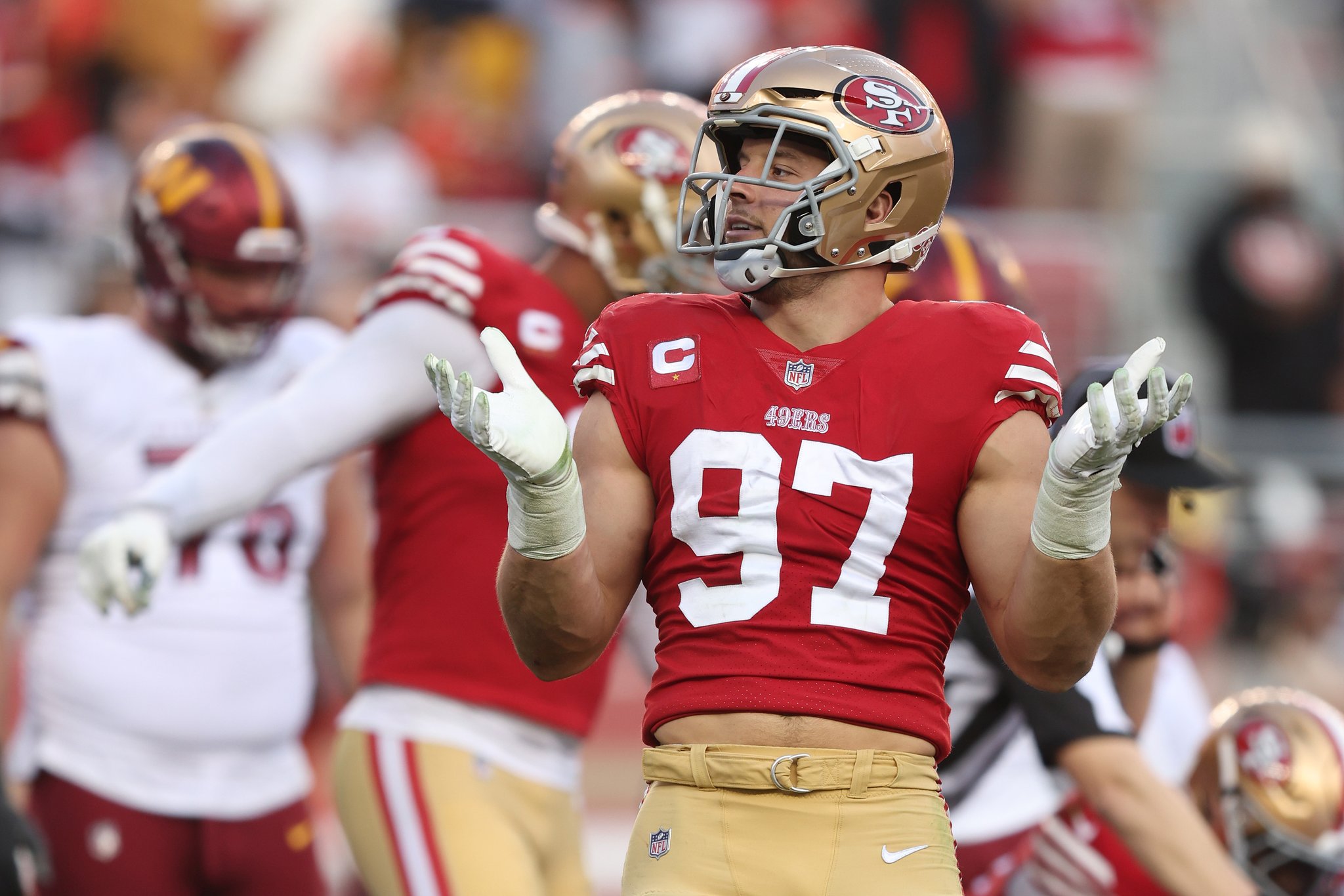 NFL on CBS 🏈 on Twitter "Nick Bosa ranks this season Rank Sacks 17.5