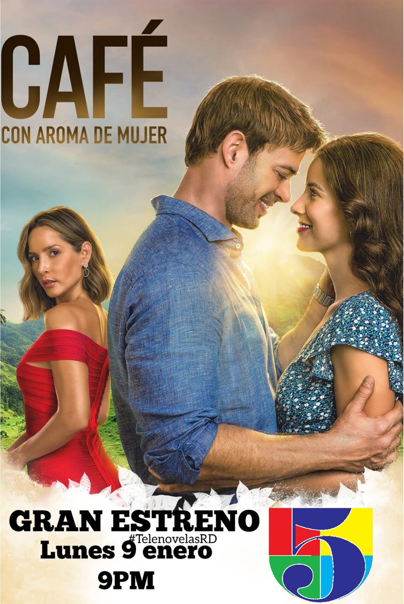 🇩🇴Gran estreno de #CaféConAromaDeMujer en República Dominicana el próximo 9 de enero por <a href="/TelemicroHD/">Telemicro</a> 9PM.
¡Enamórate otra vez!

<a href="/LauraLondonoT/">Laura Londono</a> <a href="/willylevy29/">William Levy</a> <a href="/CVillaloboss/">Carmen Villalobos</a> <a href="/CadavidDiego/">Diego Cadavid</a> <a href="/LINCPAL/">LINCOLN PALOMEQUE</a> <a href="/KatherineVlez/">Katherine Vélez H.</a> <a href="/MABELMORENO/">Mabel Moreno</a> <a href="/RAMIROMENESES/">RAMIROMENESES</a> <a href="/LaurArchbold/">LaurArchbold</a> @jdagudelo <a href="/kteescobar/">🌟Caterin Escobar🌟</a>