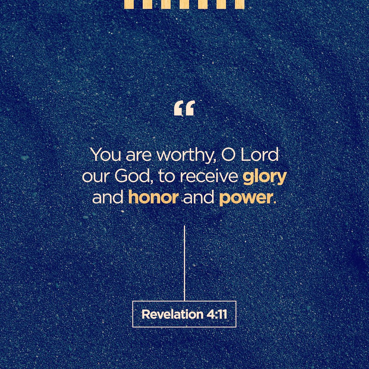 And is to come! 🙌🏼 AMEN!

“Holy, holy, holy, is the Lord God Almighty, who was and is and is to come!

Worthy are You, our Lord and God, to receive glory and honor and power, for You created all things, and by Your will they existed and were created.” Revelation 4:8b, 11

Read 🧵