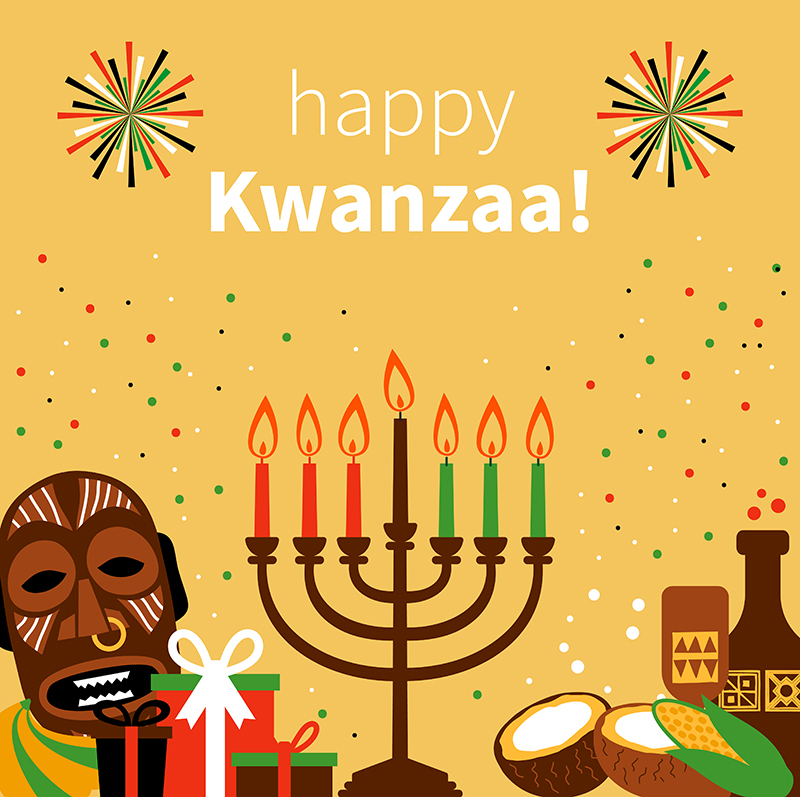 May peace, love and unity bring a happy Kwanzaa to all those celebrating! 🕯❤
