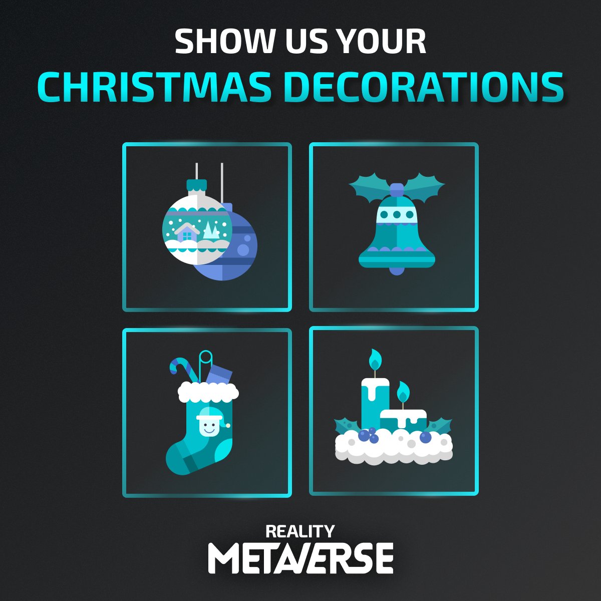 Show us your holiday decorations 🎄

RT and share it in the Comments to get the Christmas special NFT badge!
We want to see it all 👀

#Airdrop #Matic #altcoins #Polygon #MetaverseHub