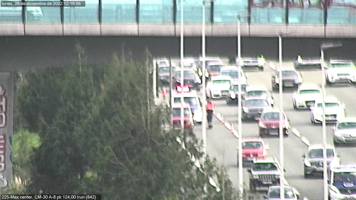 🚨🚗 #Istripua #A8 km 124 #Barakaldo-n Kantabriako norantzan. ❌Errei bat itxita…