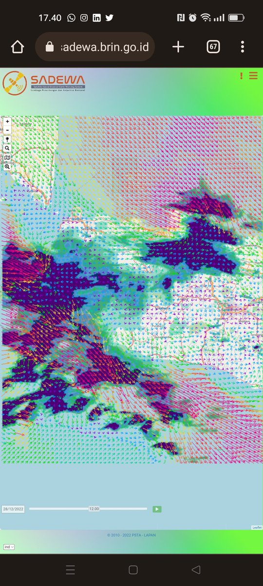 EYulihastin's tweet image. Potensi Banjir Besar Jabodetabek
 
Siapapun Anda yg tinggal di Jabodetabek dan khususnya Tangerang atau Banten, mohon bersiap dengan hujan ekstrem dan badai dahsyat pada 28 Desember 2022.