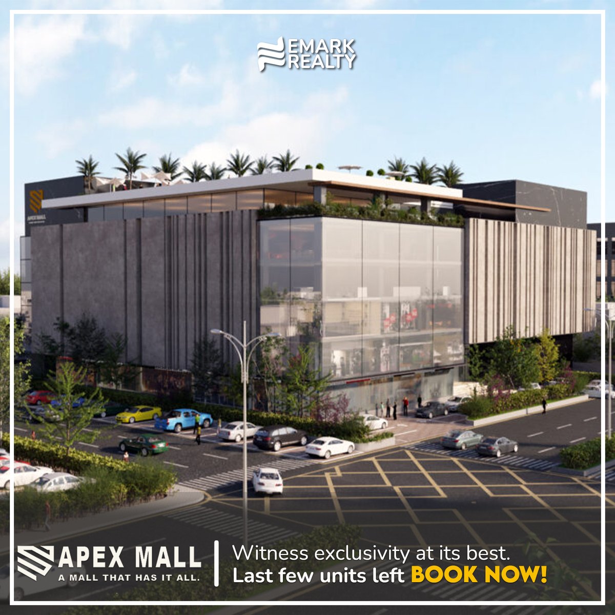 emarkrealty's tweet photo. Presenting one of the biggest #commercialproject, Apex Mall in a prime location of Bahawalpur. The high-profile commercial project offers  premium Offices, Retail &amp; IT shops designed to accommodate your business needs. With competitive offer of 20% Per annum profit and confirm . https://t.co/NoX9UDAj5R
