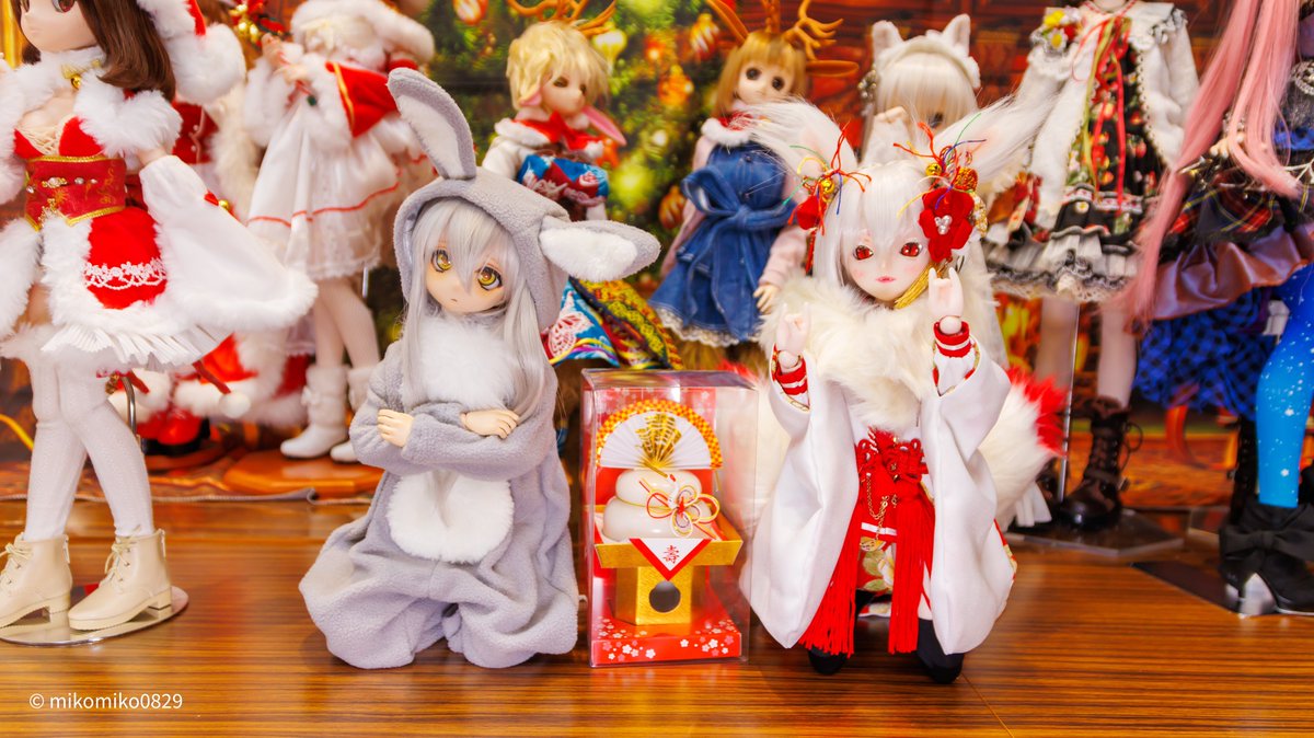 miko0829miko's tweet photo. ここにもお正月と勘違いした娘が
#DOF19
#福狐ドールライフ https://t.co/2a1ZoMYQwh