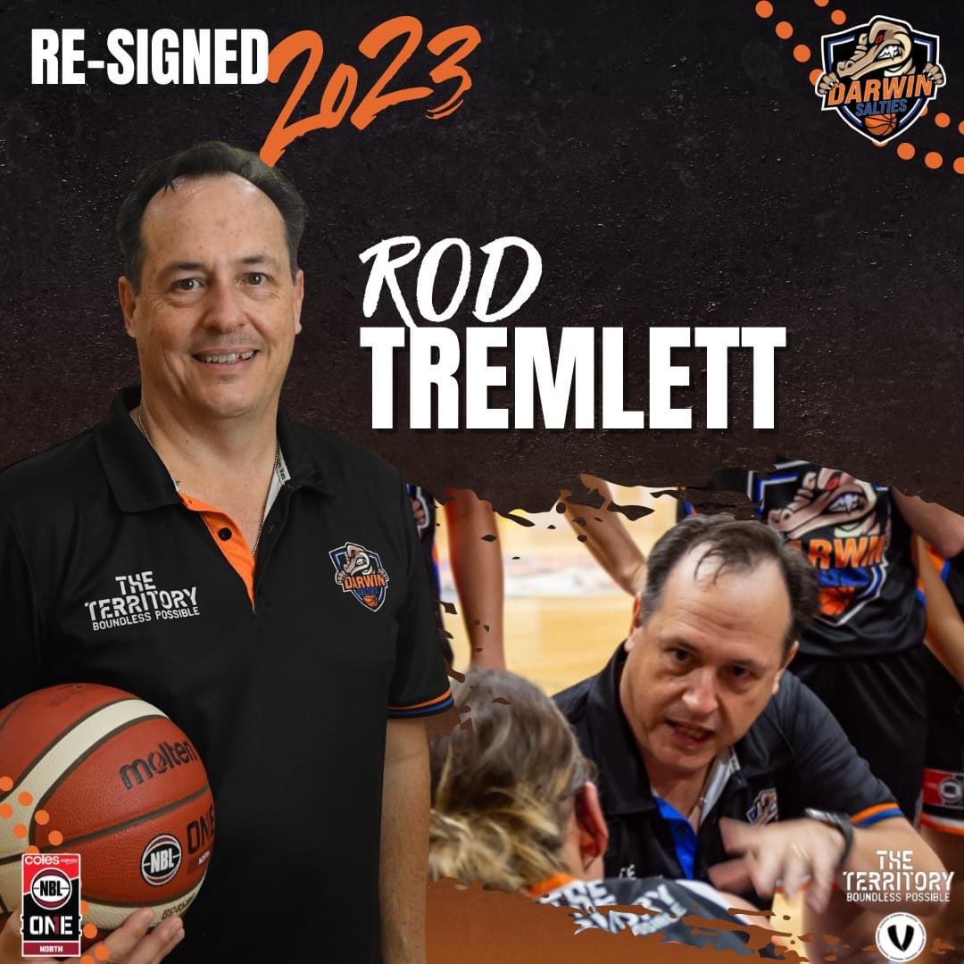 Darwin Salties (@darwinsalties) on Twitter photo ๐จ COACH SIGNING ๐จ
 
Rod Tremlett has re-signed with us for 2023 as the Darwin Salties Womenโs Head Coach! ๐
Welcome back to the Croc Pot Rod!! ๐
#darwinsalties #snapitup #signed #coach #salties
<a href="/NBL1/">NBL1</a> <a href="/Nbl1North/">NBL1 North ๐</a> ๐จ COACH SIGNING ๐จ
 
Rod Tremlett has re-signed with us for 2023 as the Darwin Salties Womenโs Head Coach! ๐
Welcome back to the Croc Pot Rod!! ๐
#darwinsalties #snapitup #signed #coach #salties
<a href="/NBL1/">NBL1</a> <a href="/Nbl1North/">NBL1 North ๐</a>