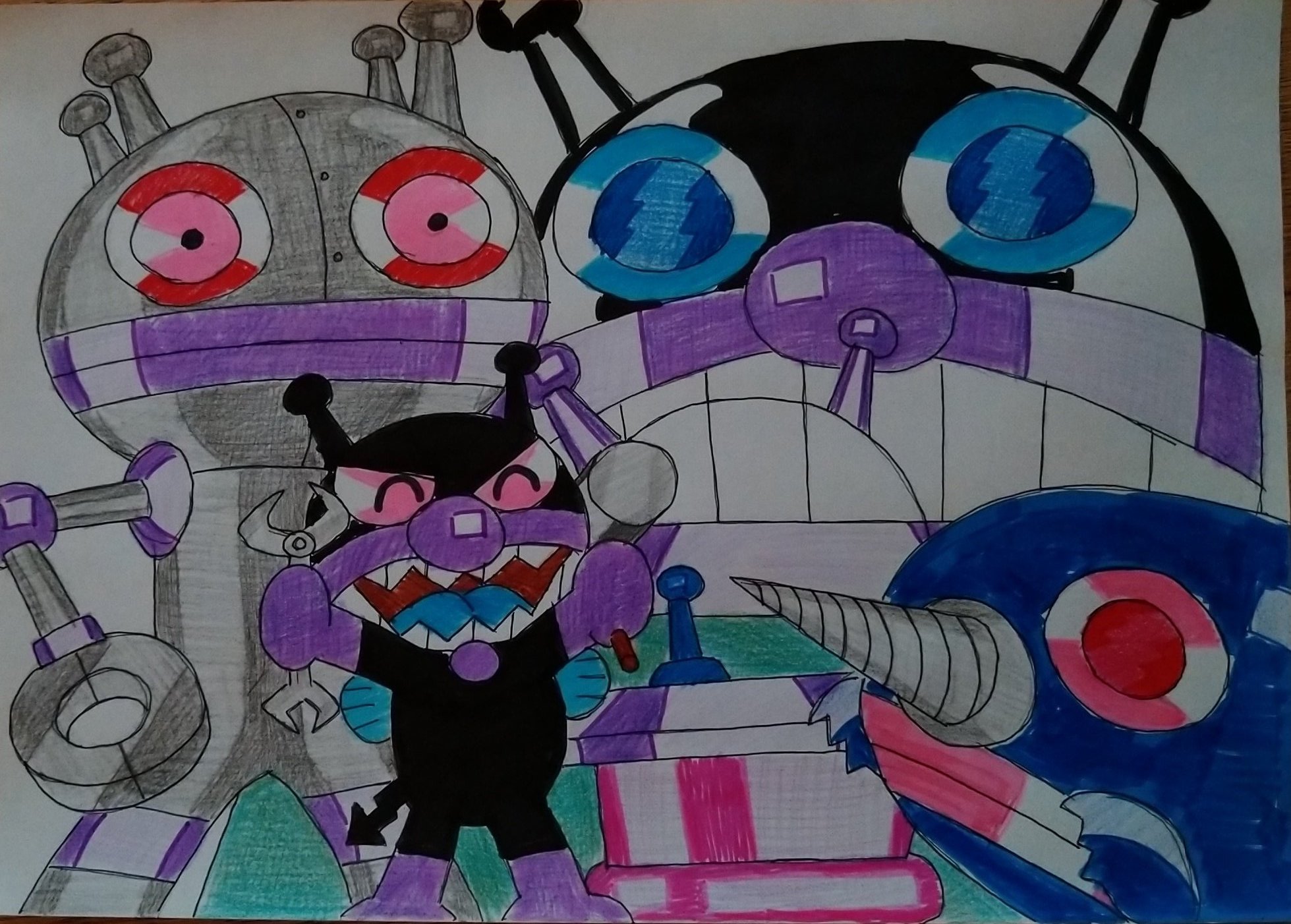 アンパンマンの絵 Pin by Cynthia Michaels on Bean Bun Man | Concept art
