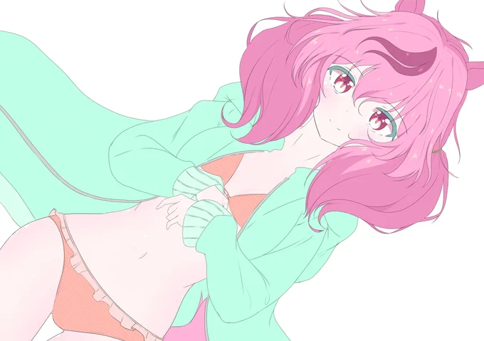 水着ネイチャ #ウマ娘プリティーダービー #ウマ娘 #ナイスネイチャ #ナイスネイチャ(ウマ娘) #水着  