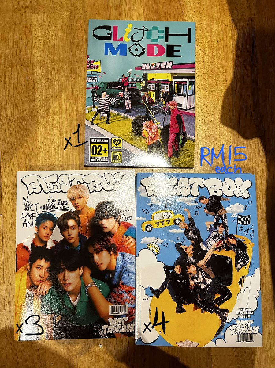 waviewin's tweet photo. wts | my malaysia 

NCT DREAM GLITCH MODE BEATBOX PHOTOBOOK ALBUM

💰in pic/qyop idrc

🏷#pasarNCT #PasarNCTmy #nctdream glitch new school young star https://t.co/3SSwWGHPcc