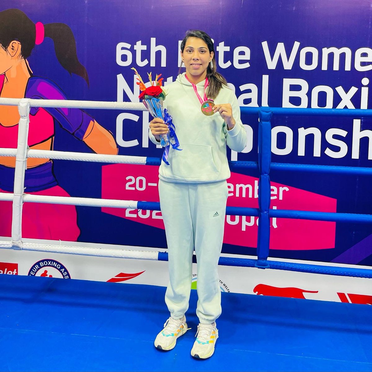 BoxerMoun's tweet photo. 𝓝𝓪𝓽𝓲𝓸𝓷𝓪𝓵 𝓬𝓱𝓪𝓶𝓹𝓲𝓸𝓷 🥇
𝓣𝓱𝓪𝓷𝓴𝓼 𝓮𝓿𝓮𝓻𝔂𝓸𝓷𝓮 𝓯𝓸𝓻 𝓼𝓾𝓹𝓹𝓸𝓻𝓽𝓲𝓷𝓰 𝓶𝓮 𝓷𝓭 𝓫𝓵𝓮𝓼𝓼𝓲𝓷𝓰𝓼 𝓶𝓮 🥇🫡 
𝓢𝓹𝓮𝓬𝓲𝓪𝓵 𝓽𝓱𝓪𝓷𝓴𝓼 𝓽𝓸 𝓶𝔂 @jswsports 
 @TheJSWGroup @BoxerMoun @IIS_Vijayanagar @BFI_official @ianuragthakur @flickersingh https://t.co/mkjmQz9kjJ