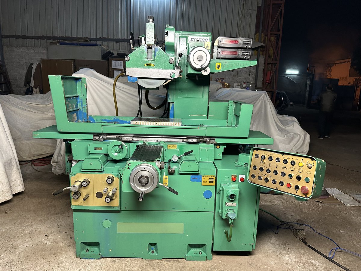 LibertyMetMach's tweet photo. Surface Grinding Machine - Gendron FU500 - Capacity 250 mm x 500 mm. 

#surfacegrinder #surfacegrinding #surfacegrindingmachine #surfacegrinders #surfacegrind #grinders #grinder #grinding #grindingmachines #grindingmachine #gendron #madeinfrance #precisiongrinding https://t.co/hcPCNDNJbC