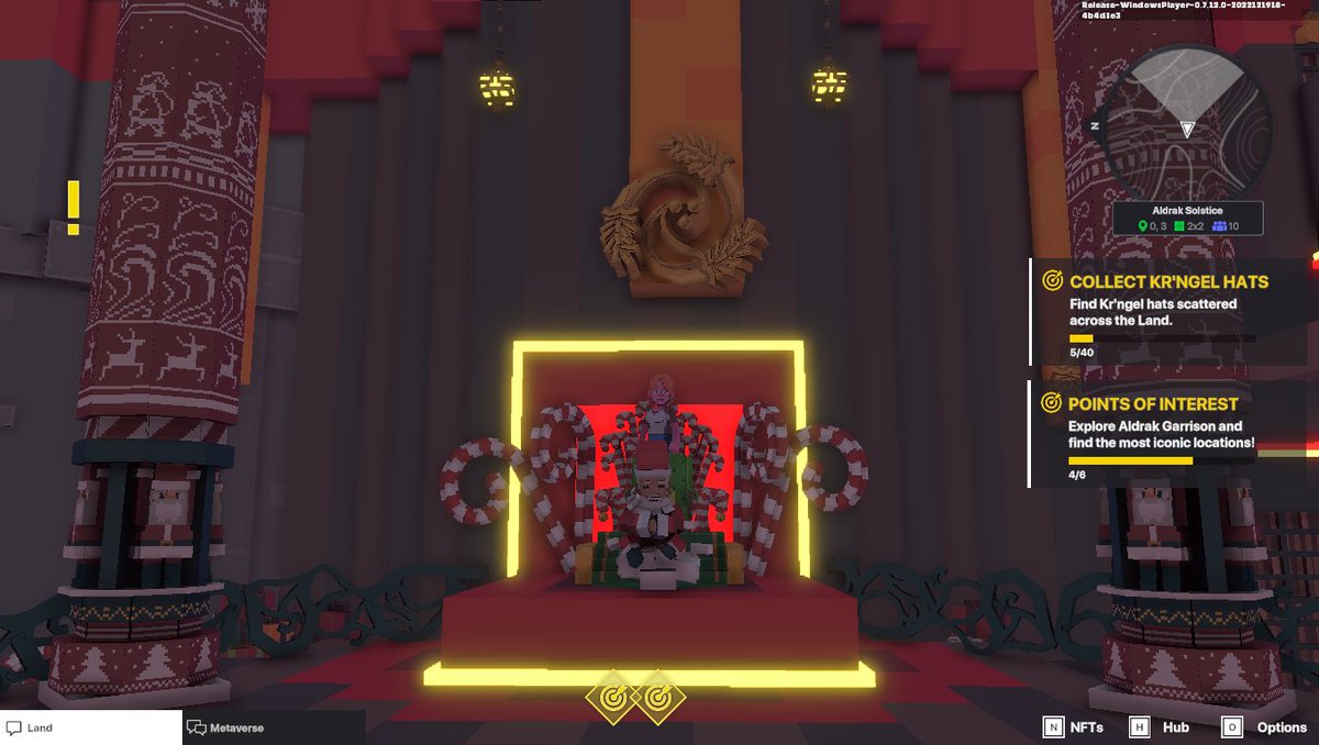 KateMissmoney's tweet photo. @TheSandboxGame I found a Santa in Aldrak Solstice! 🧑‍🎄🎁 I participated in the #SeasonsGreetingsTSB challenge for a chance to win an NFT! https://t.co/DIobCf0405
