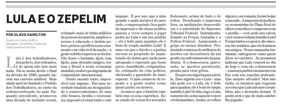 OlavoHamilton's tweet photo. @andreroncaglia Sobre o tema, escrevi no dia da eleição. https://t.co/fnRJ9tSO2c