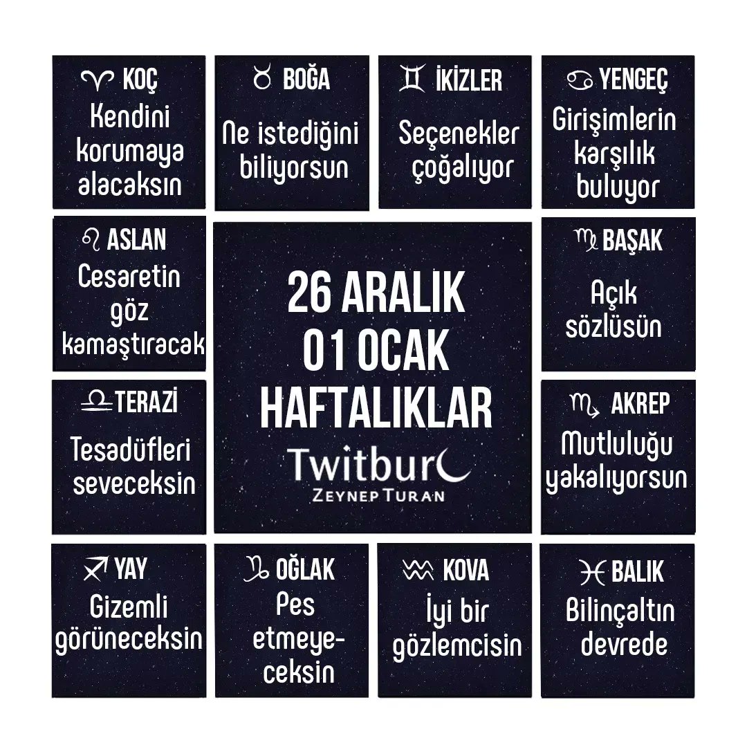 twitburc's tweet photo. Bu hafta burcunuzu neler bekliyor merak ediyor musunuz?
📍 https://t.co/BGiLT9ccNf https://t.co/Ob280jPOnT