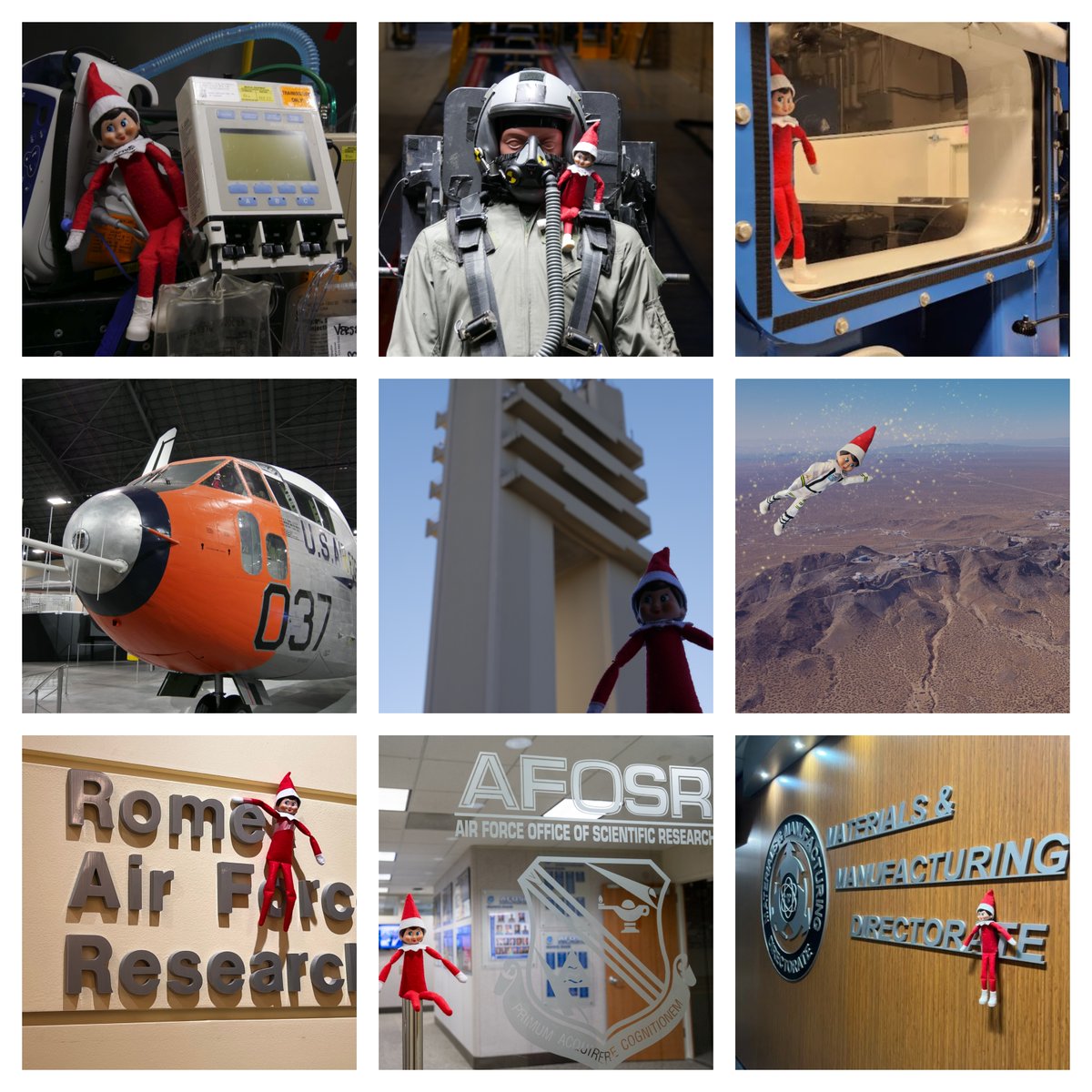 AFResearchLab's tweet photo. Rosa's trip was a whimsically wonderful time that she was ecstatic to share with all of you.

Now that this year's mission is a success, though - it's time for her to relax and begin planning for #holidayseason 2023!

#AFResearchLab | #RosatheElf | #ElfontheShelf https://t.co/yg0NGrWGlw