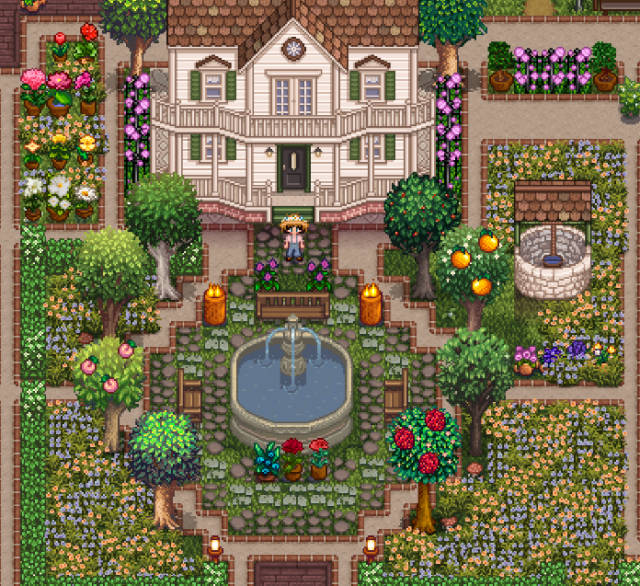 rStardewValley's tweet image. My place of tranquility. (heavily modded game). posted by u/Cloud-Illusions-85. Post url: redd.it/zvkyfk #StardewValley #Stardew
