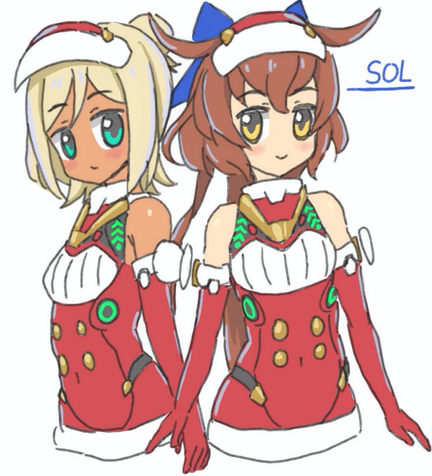 クリスマス絵チャットで描いたラプター(ズ)
#アリスギアお絵かき
#メガミデバイス 