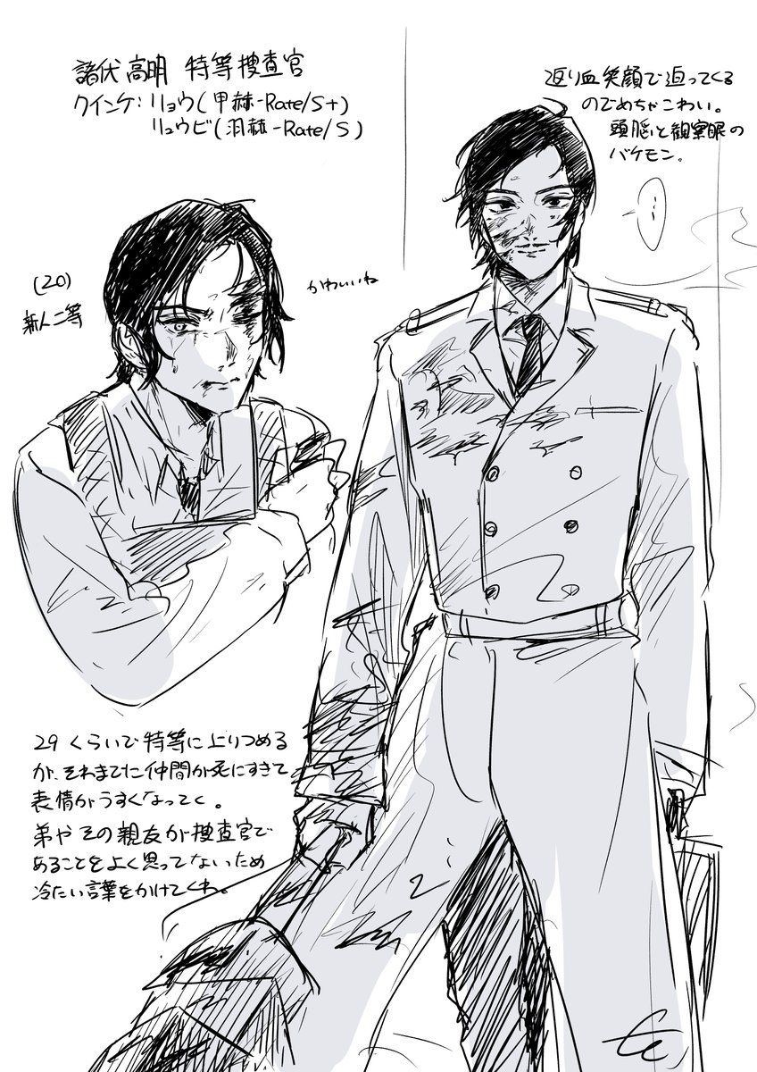 私だけが楽しいぐ〜る捜.査官パロmrfs兄弟。ホントはfryも描きたかったんだけど力尽きたヨ… 