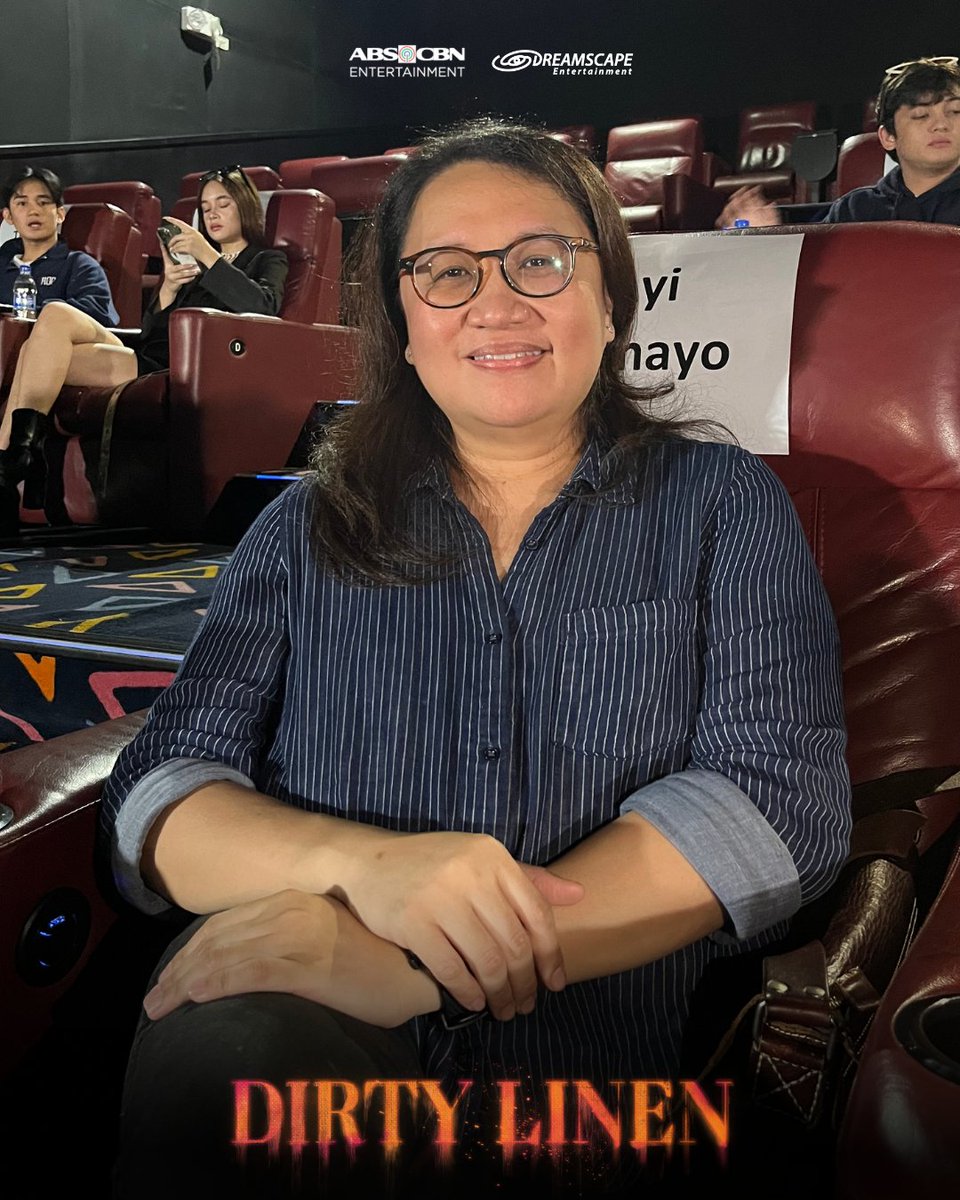 DreamscapePH's tweet photo. The director Direk Andoy Ranay , Creative Manager Ayi Tamayo, Headwriter Kay Conlu-Brondial at the #DirtyLinenCastPreview!

Abangan ang #DirtyLinen ngayong January 2023 na! https://t.co/1MfONN9POb
