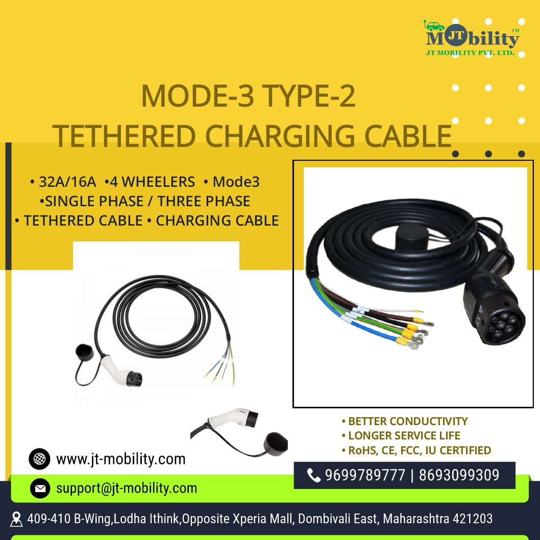 jt_mobility's tweet photo. https://t.co/Cm3fOVo9zN
#jtmobility #Jayanitechnologies #cables #solutions #electricalvehicle #type2 #charging #emobility #evindia #greenindia #tetheredcable #socket #inlet #holders #singlephase #threephase #portable #32a #chargingcable https://t.co/Jf5vew2U0I