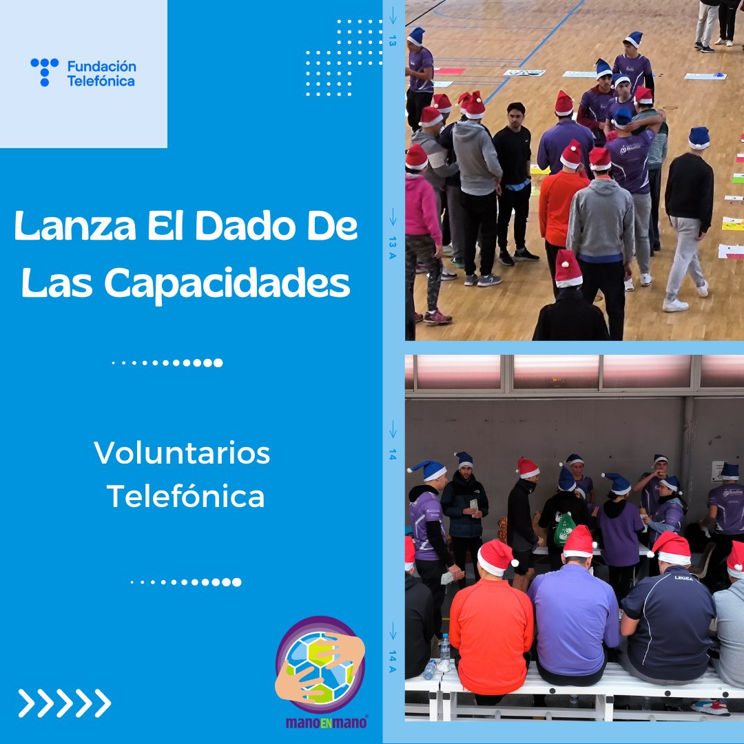 demanoenmanonet's tweet photo. Una gran experiencia vivida durante la actividad “Lanza El Dado De Las Capacidades” con @VolunTelefonica de la cual os dejamos unas imágenes. @MovistarPlus @fundacionTef #capacitadxsDMEM #actividadesDMEM #colaboracionempresas #empresasconDMEM #voluntariado #inclusion #igualdad https://t.co/ilkhqFfBkL
