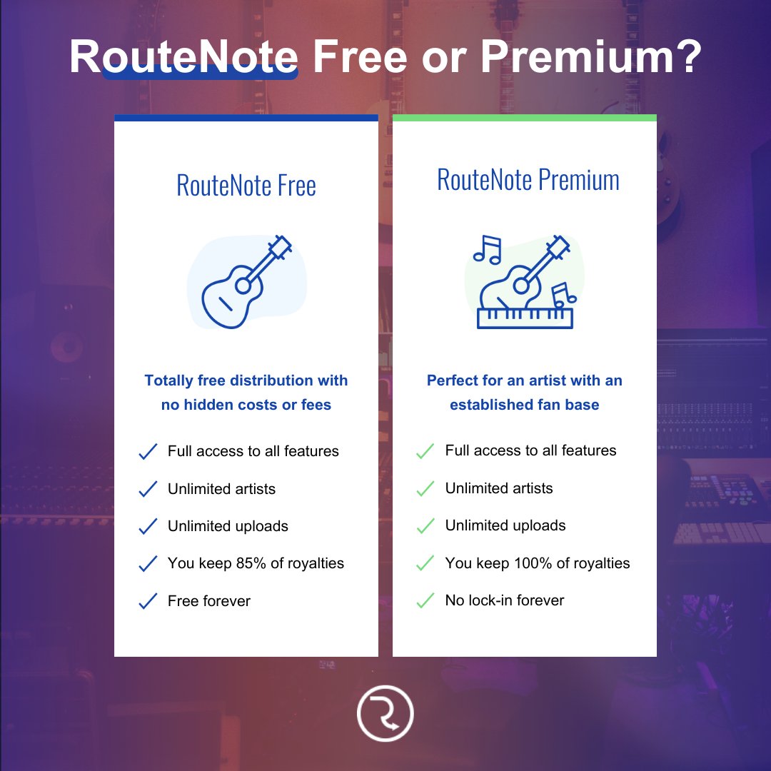 routenote's tweet photo. No matter your budget, we've got the tools you need to share your music with the world.
https://t.co/U0kjNulqWH
#musicdistribution #routenotefree #routenotepremium #freemusicdistribution #unlimitedmusicdistribution https://t.co/pZkWwCUYdm