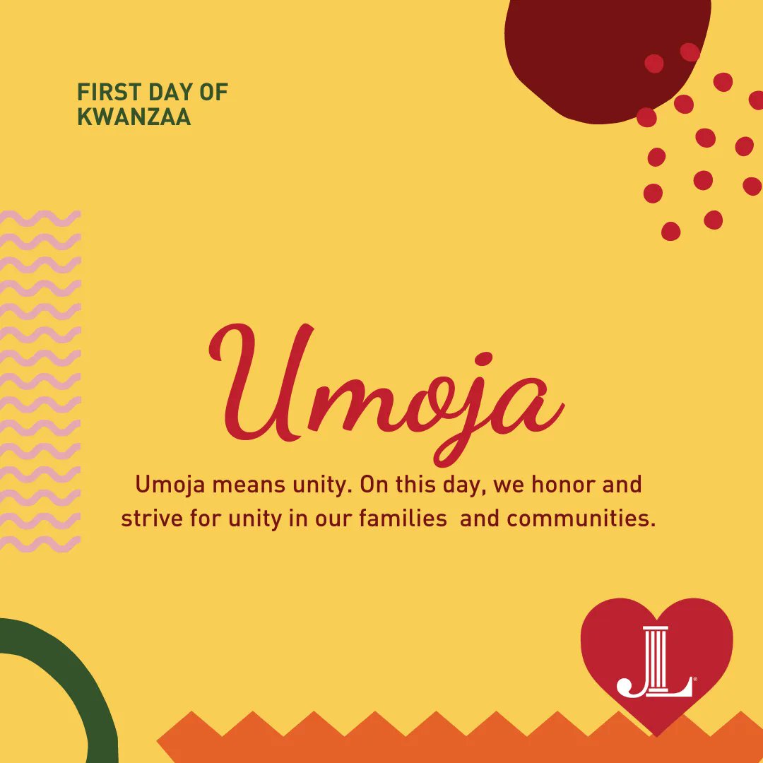 JrLeagueSeattle's tweet image. May peace, love, and unity bring a happy Kwanzaa to you as you celebrate the seven principles of Kwanzaa. #Kwanzaa #Kwanzaa2022 #KwanzaaPrinciples
