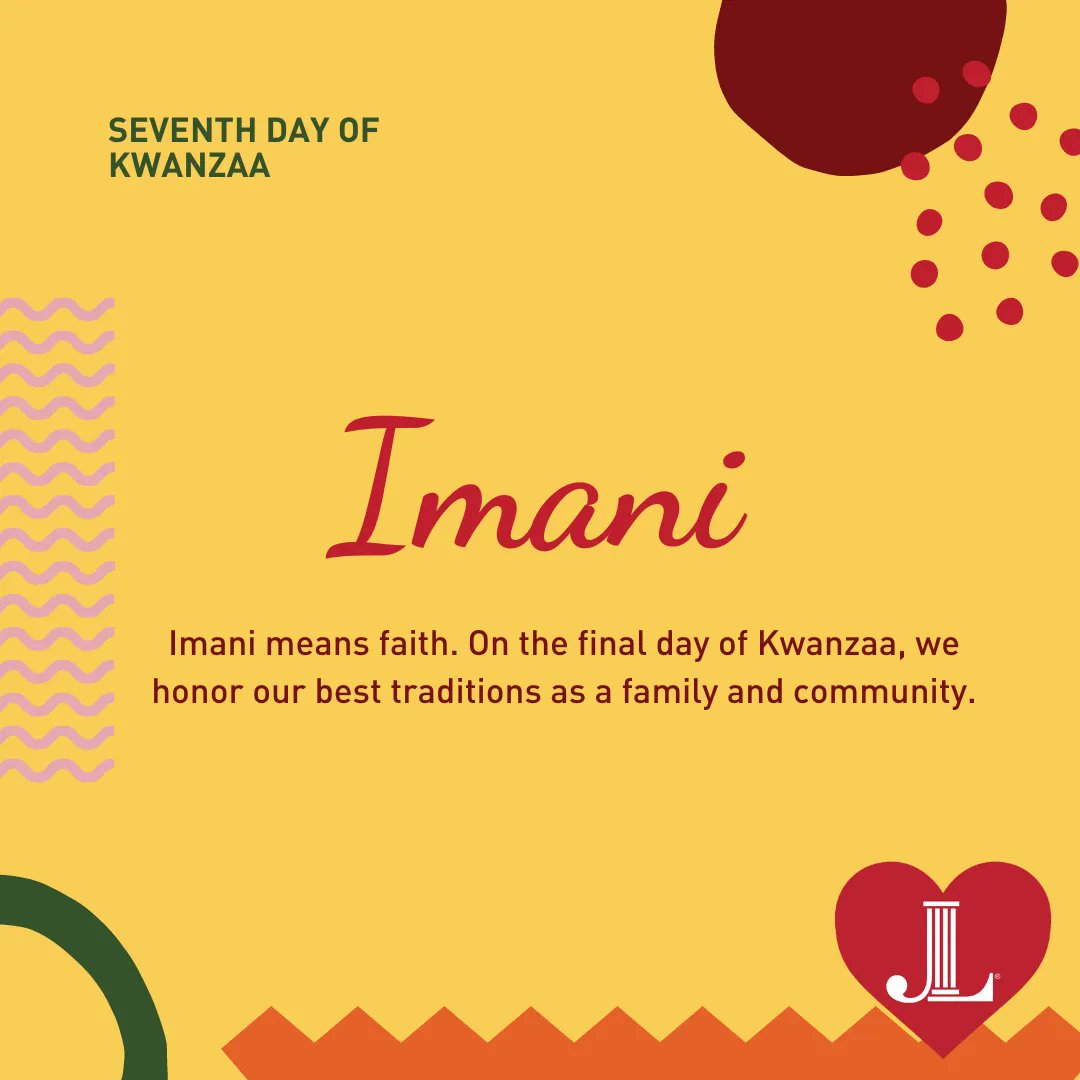 JrLeagueSeattle's tweet image. May peace, love, and unity bring a happy Kwanzaa to you as you celebrate the seven principles of Kwanzaa. #Kwanzaa #Kwanzaa2022 #KwanzaaPrinciples