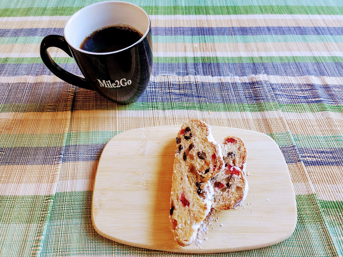 kalvetu's tweet image. Stollen Bread
Known in Germany as Christstollen, Yeast bread that is baked with dried fruits, candied citrus peel, nuts and spices.
#StollenBread